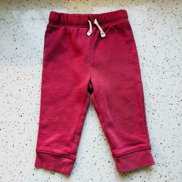 12 Month Girl Outfit Gray Owl Long Sleeve with Pink Sweatpants - Picture 5 of 7